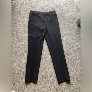 Theory Ibbey Modern Crepe Black Straight Leg Women's Pants, size 0